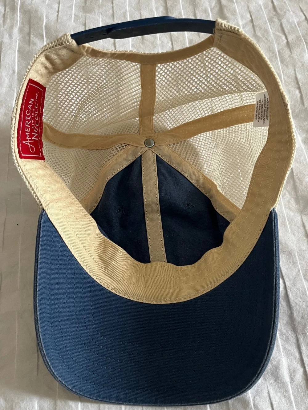 🏌️ Jupiter Hills 1969 Golf Course Mesh Back Hat | Blue & Cream Trucker Cap